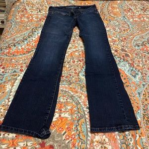 Guess dark wash, boot cut jean